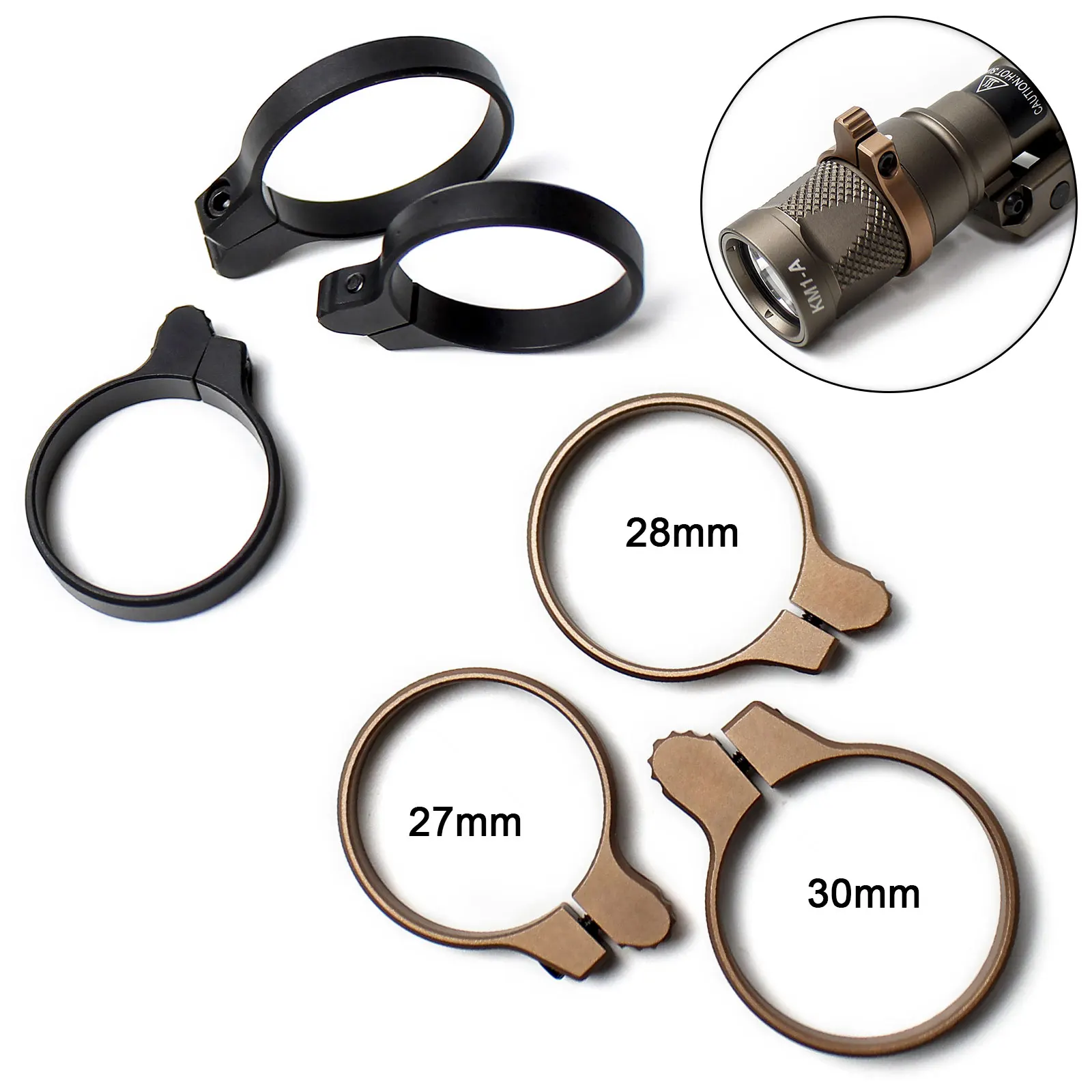 

Tactical Flashlight Adjustment Power Lever For M300V M600V-IR X300V-IR SOTAC
