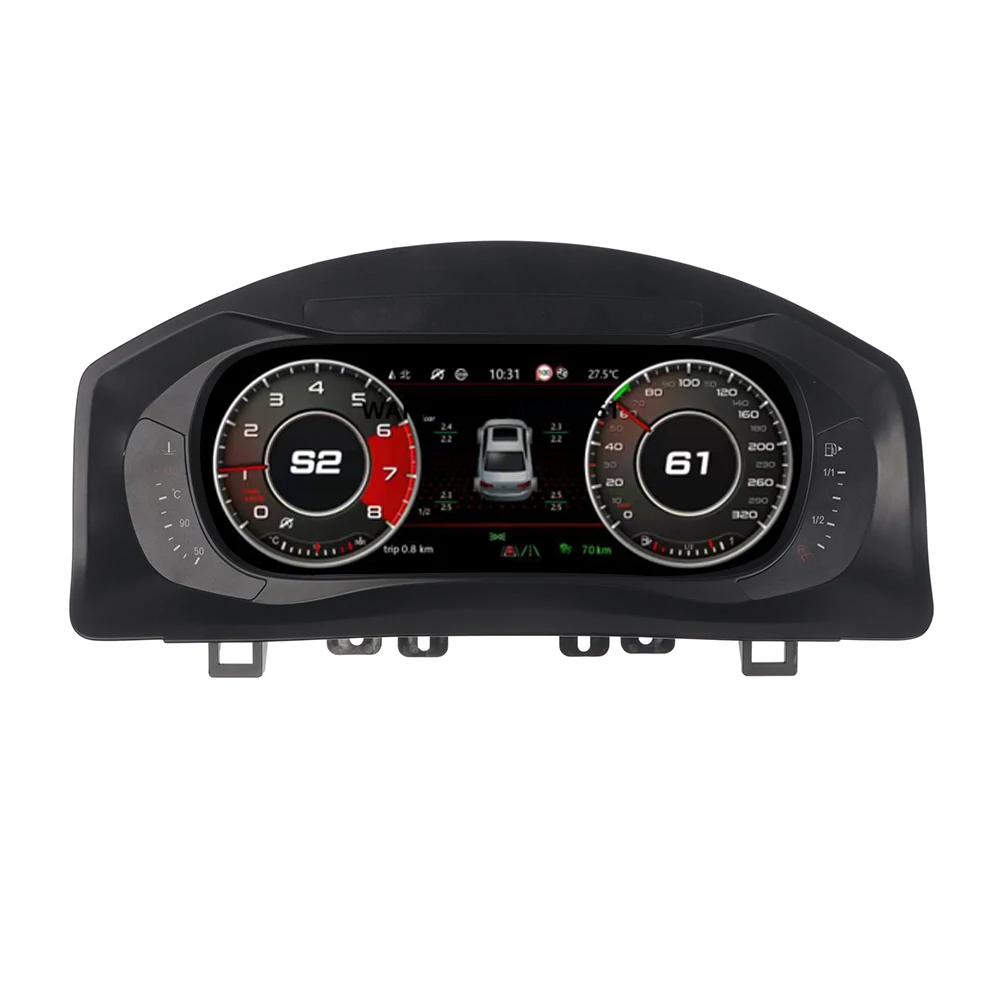 

12.3" Linux Operating System Car Instrument Panel LCD Digital Cluster for Range Rover Carplay Virtual Cockpit