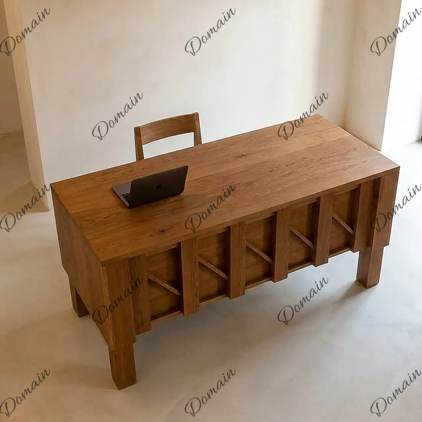 Medieval walnut solid wood counter clothing store buyer collection store checkout page bar counter Nakajima cabinet