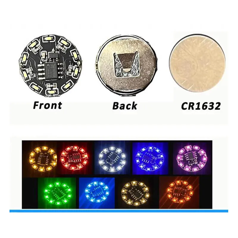 16-وضع لاسلكي LED مصباح التحكم المغناطيسي المغناطيس التعريفي تدفق أضواء + بطارية لتقوم بها بنفسك اللعب روبوت النموذج المعماري طاولة الرمل