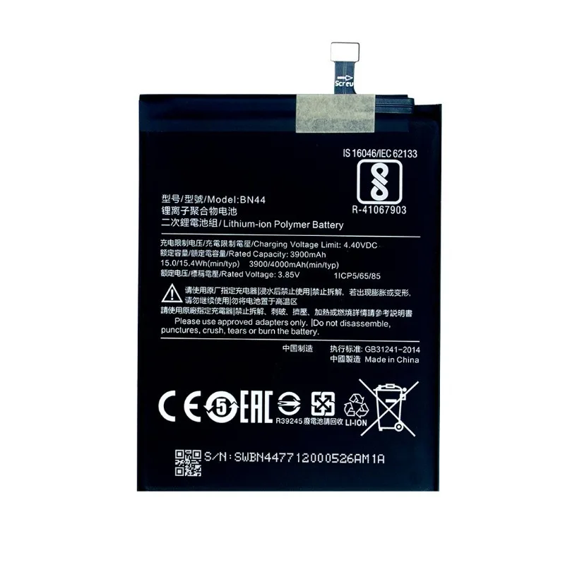 For Xiaomi 3/4/4 C/5/6/6 Plus/7/8/9 Pro/10/11/12 Phone Battery High Quality Capacity Replacement Bateria Grade A Cell with Tools