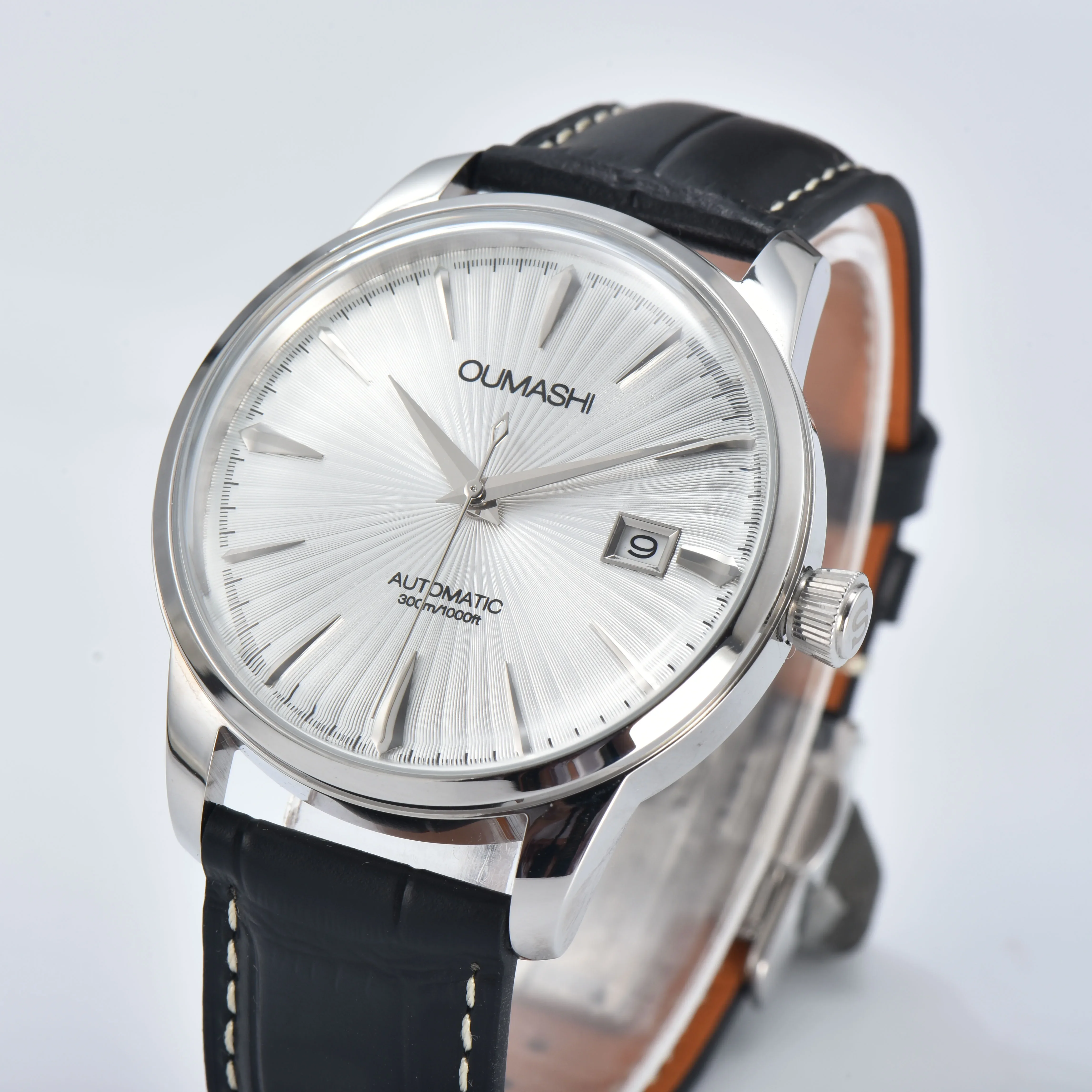 ساعة PRESAGEE 40 ملم NH35 ساعات يد أوتوماتيكية للرجال مع قرص 35 ملم NH35 وساعة حركة أوتوماتيكية يابانية بشعار مخصص