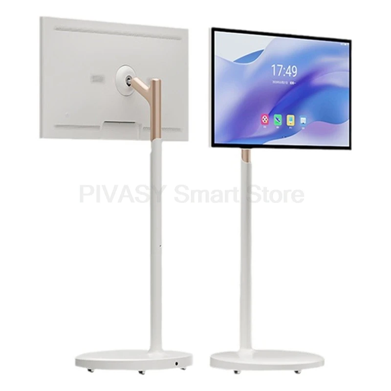 Populaire 23,8 inch smart display touchscreen Android draagbare smart tv indoor conferentie mobiele monitor voor fitness gaming live