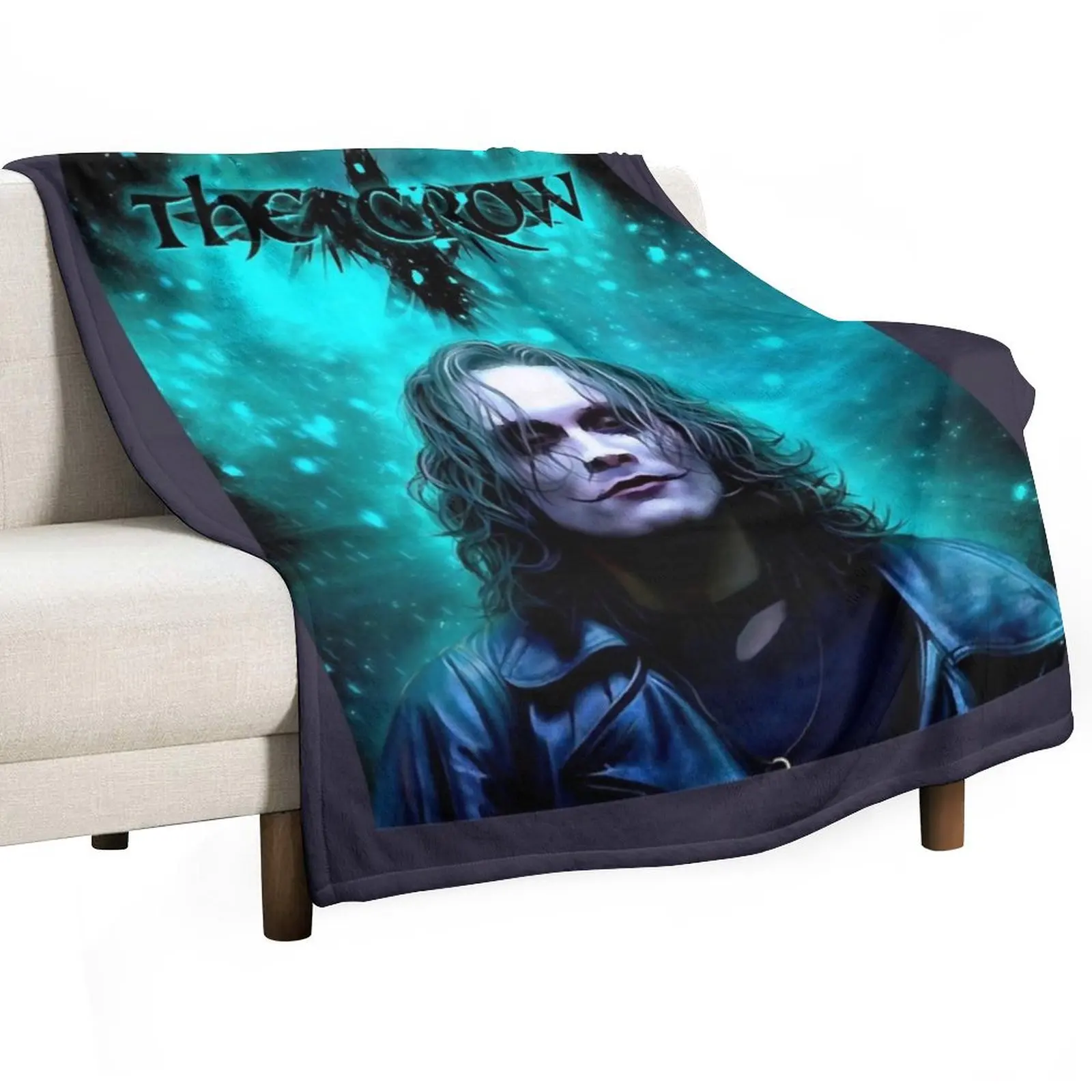 

Proud The Crow Brandon Lee Cool Gift Throw Blanket funny gift warm for winter Blankets