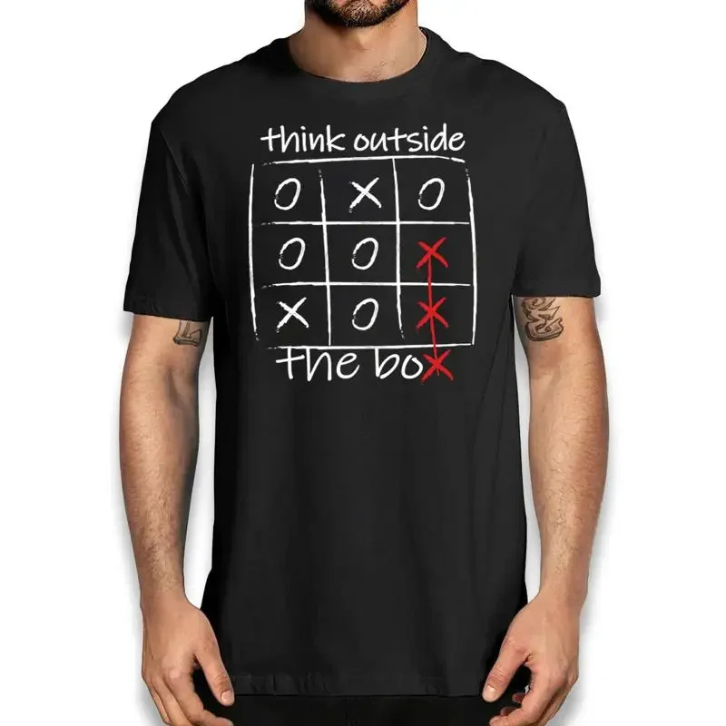 Think Outside The Box Motivational T Shirt Inspiring Different