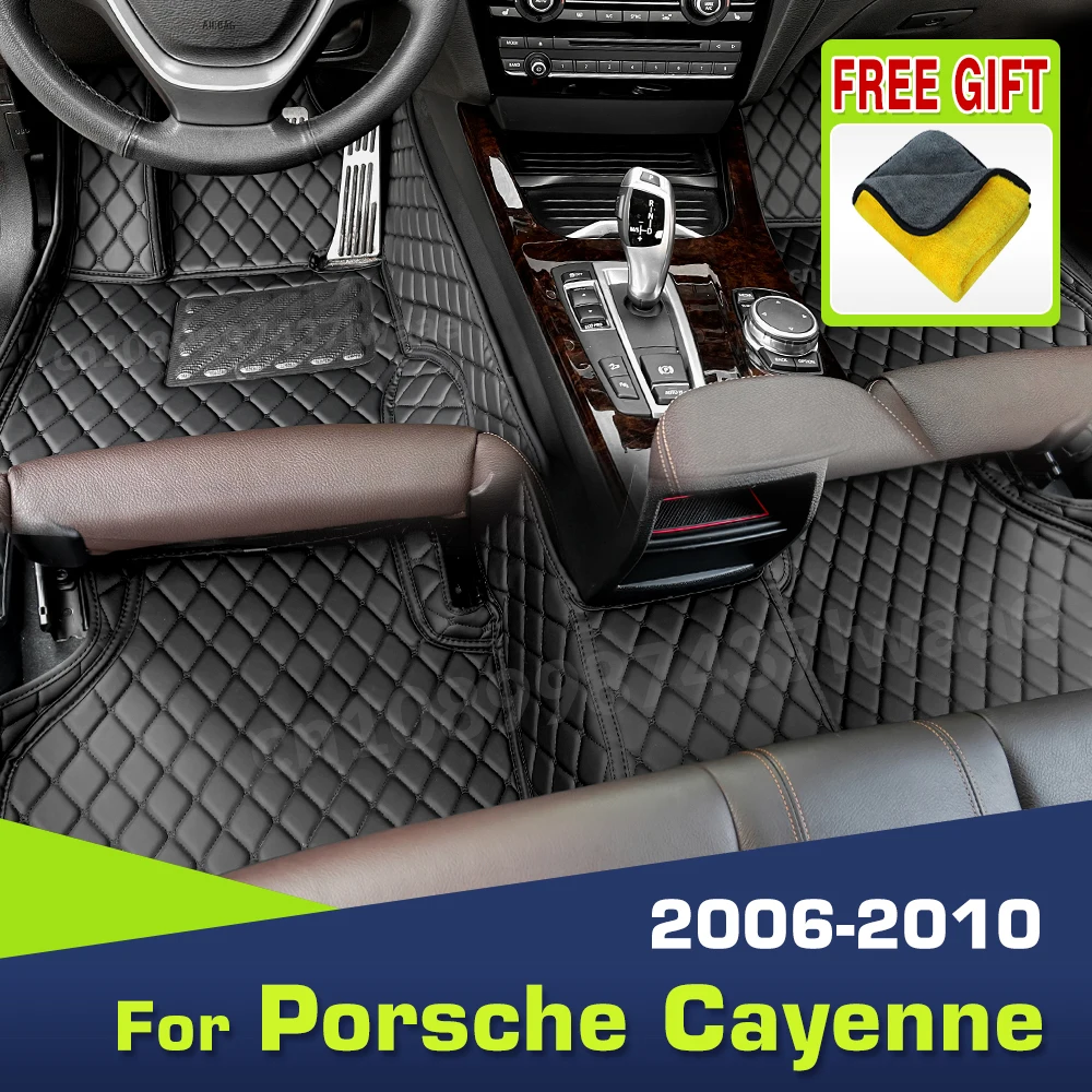 Car floor mats for Porsche Cayenne ( Low match/High match) 2006 2007 2008 2009 2010 Carpet Cover Interior Accessories