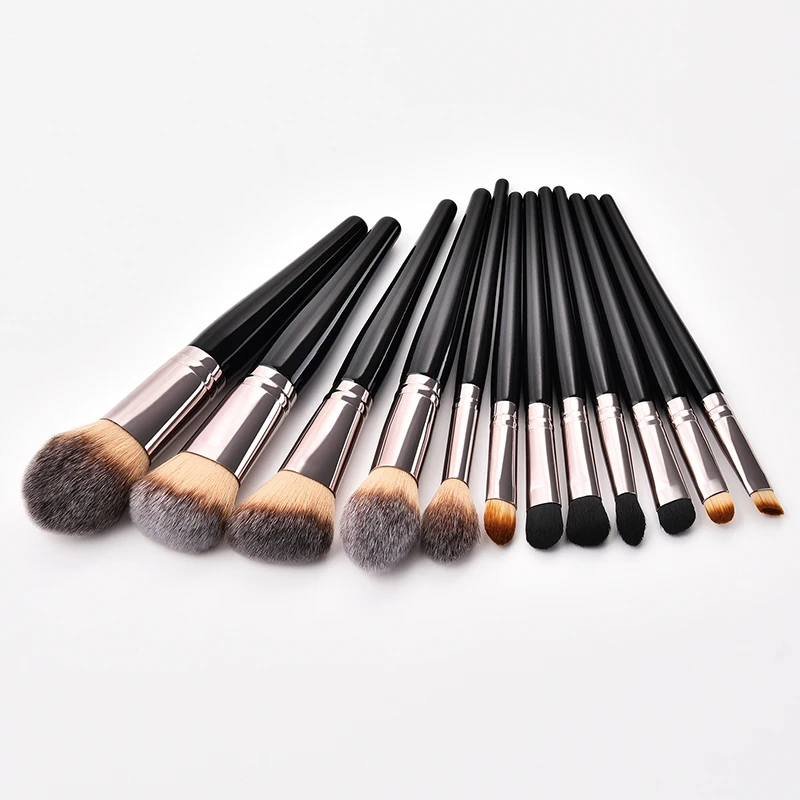 Conjunto de pincéis de maquiagem para base de alta qualidade, pincel de maquiagem profissional, pó líquido, sombra, vinco, corretivo, ferramentas cosméticas requintadas