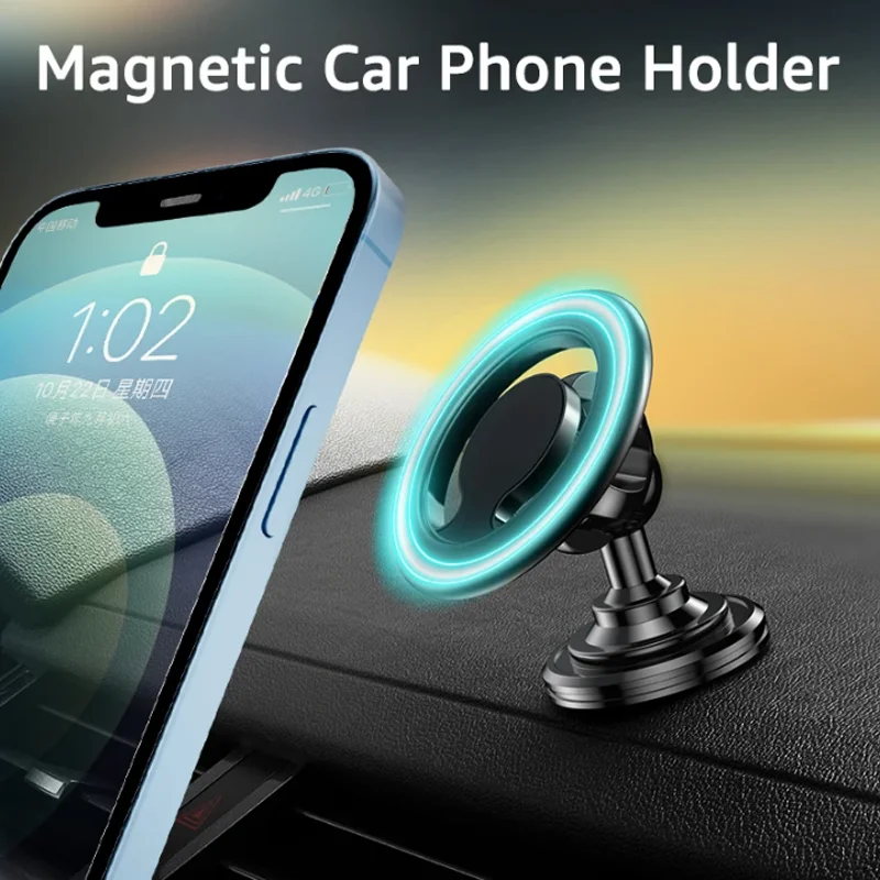 

Магнитный держатель для телефона, совместимый с автомобильным креплением MagSafe для IPhone 14 15 16 Pro Max, автомобильный держатель для телефона, кольцо, магнитный кронштейн