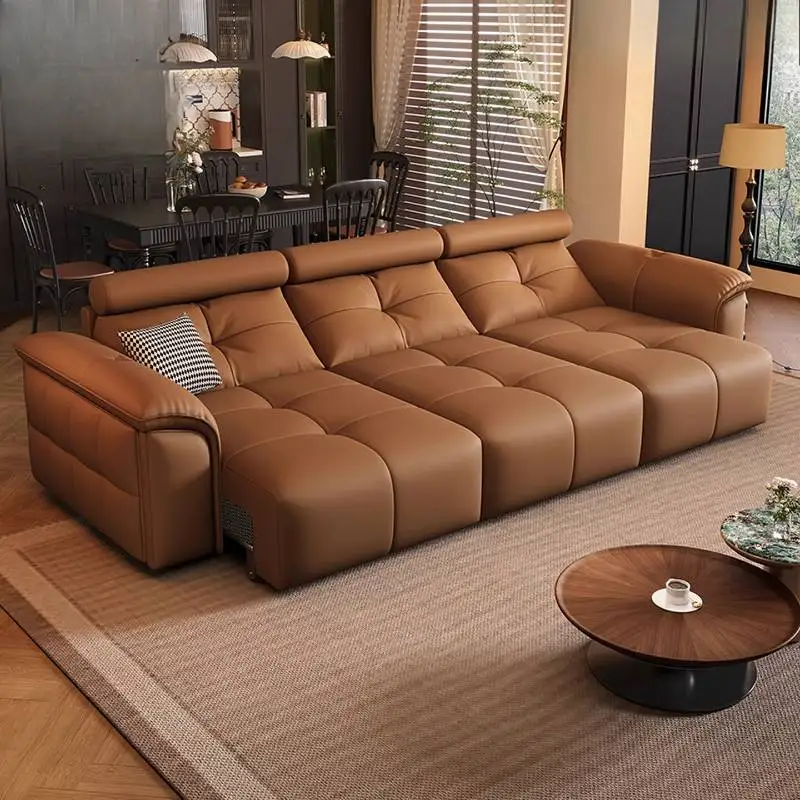 Extendable Electric Recliner Sofa Living Room Luxury Lounge Electric Recliner Sofa Lazy Sleeper Banken Woonkamer Furniture Home