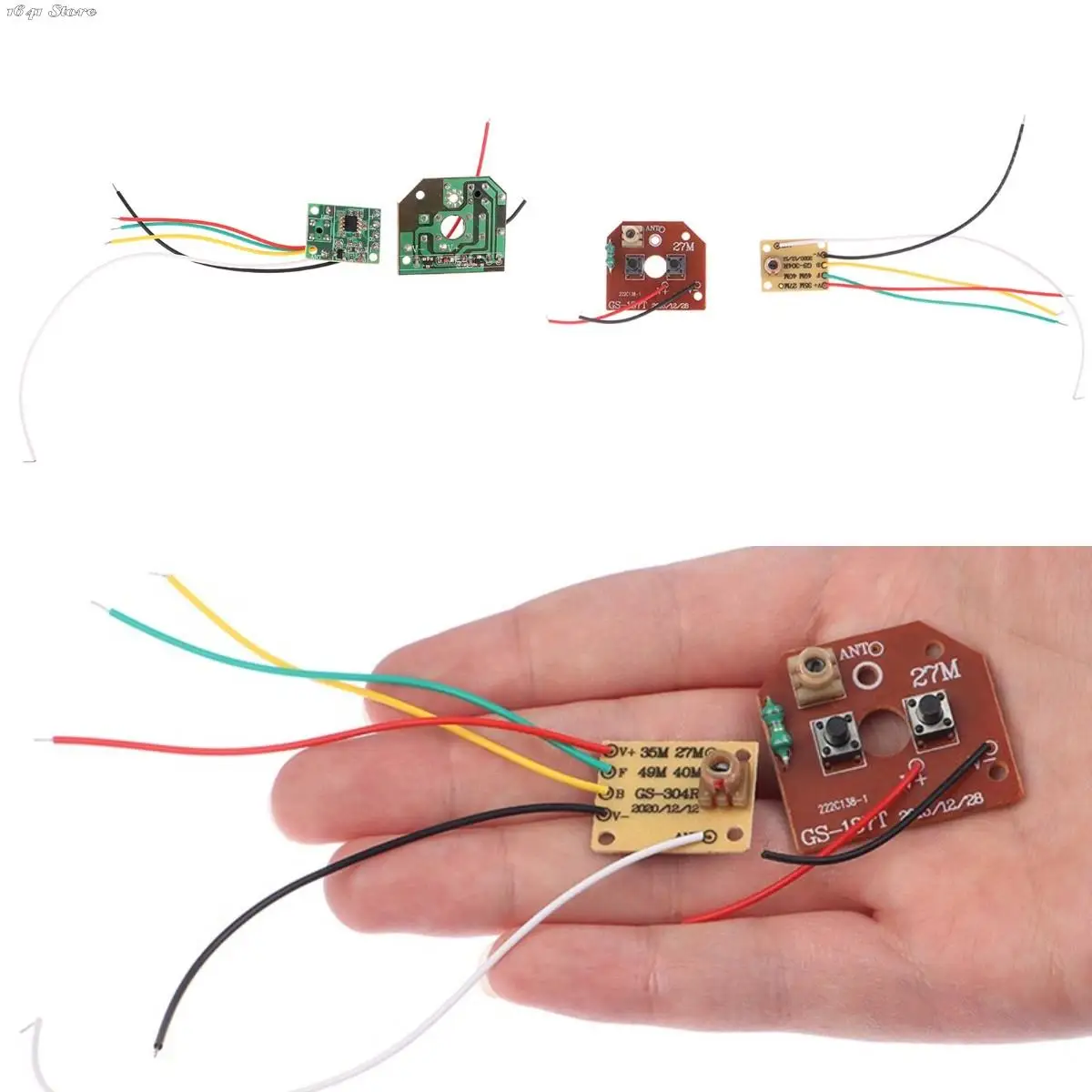 1 Set 4CH RC Remote Control Circuit PCB Transmitter Receiver Board Rc Car Parts With Antenna Radio System