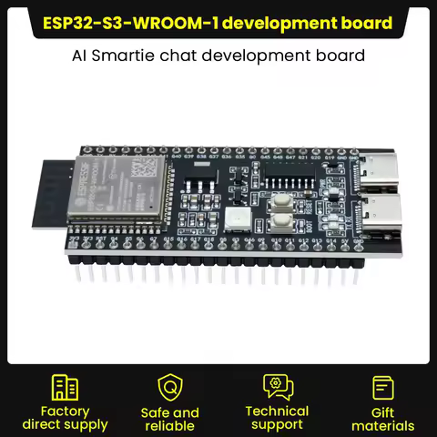 ESP32-S3-DevKitC-1 N16R8 Development Board Two Type C Integrated Wi-Fi&amp;Bluetooth 44Pin Compatible Arduino IDE ESP-IDF Optional