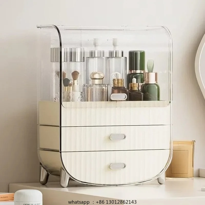 

Drawer-Type Cosmetics Storage Box Transparent Dust-proof Skincare Jewelry Organizer Skincare Display CasesInsect-proof Organizer