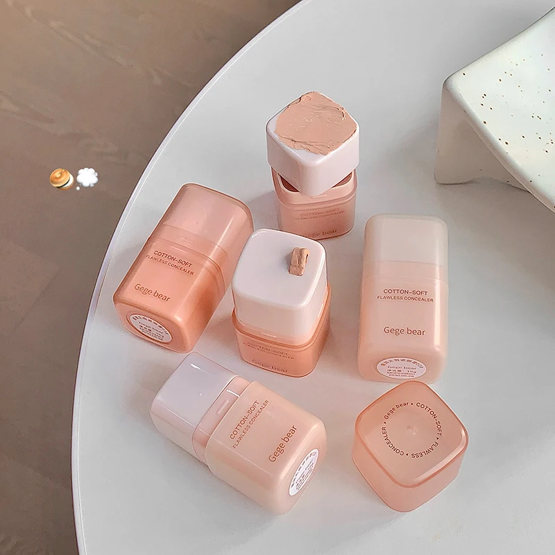 ライトオレンジトーンマットナチュラルコンシーラー ゲゲベア 目の下のクマをカバー 高カバー力 ルナコンシーラー 防水