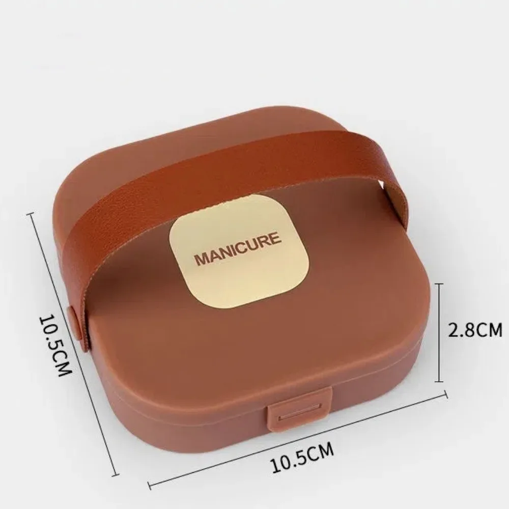 7 szt./zestaw Nowy zestaw obcinaczy do paznokci zapobiegający rozpryskiwaniu ABS Ręczne obcinaczki do paznokci Przenośne narzędzie do manicure Pielęgnacja paznokci