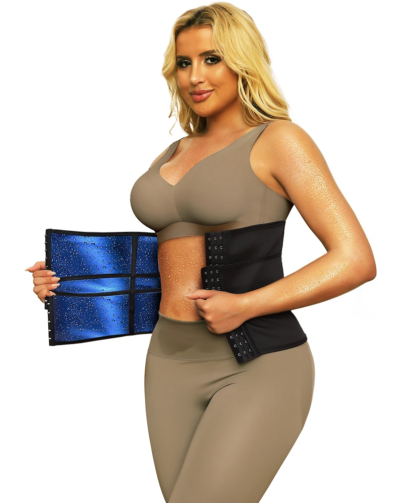 

Waist Trainer Woman Slimming Sports Flat Tummy Shapewear Girdle Sauna Suit Fast Sweat Belly Body Shaper