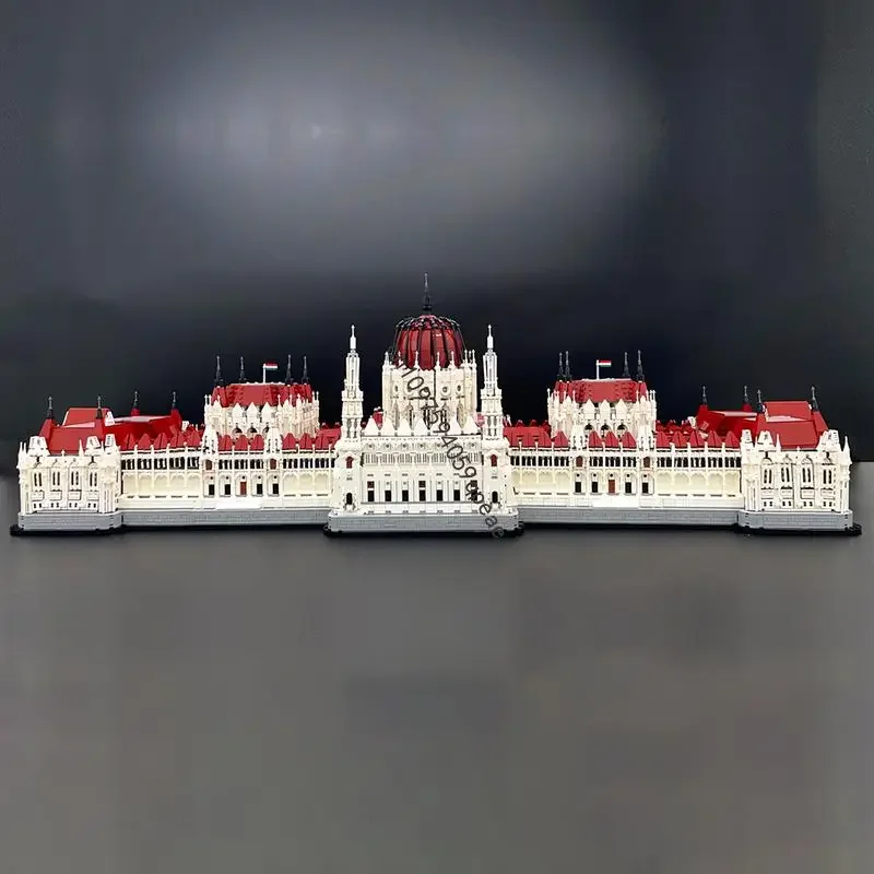 

New 19120Pcs City Street View Moc Modular Budapest Parliament Model Custom Puzzle Diy Creative Ideas Kid Toy Birthday Gifts