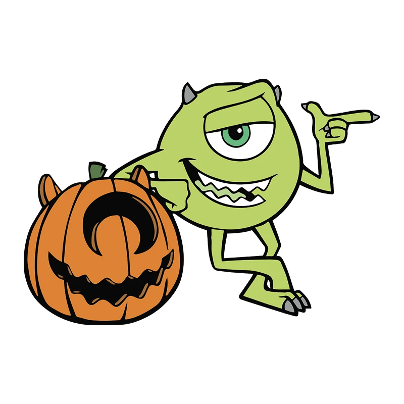 Halloween Mike Wazowski Metal Cutting Dies Die Cuts for Scrapbooking Embossing Cards Crafts New 2024