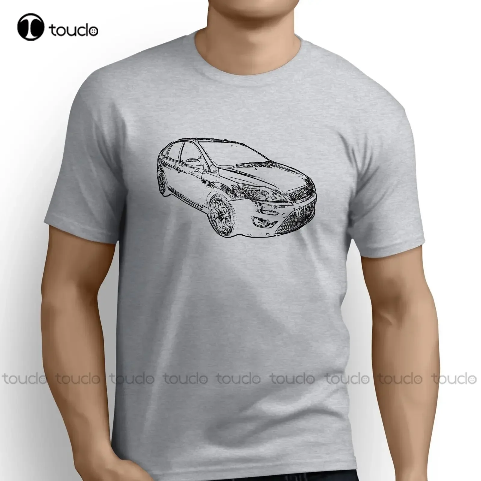 Summer Brand Men'S Homme Brand Clothing for Men Classic American Car Fans Focus St3 Inspired Car Brand Tshirt fashion funny new