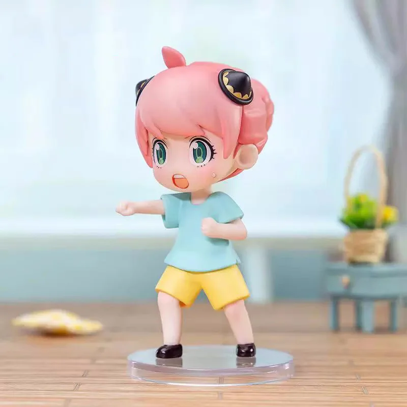 1:1 Reprint Spy X Family Anya Seria Blind Box Zabawki Urocze Figurki Lalki Mystery Box Model Niespodzianka Torba Prezent Urodzinowy Dla Dziewczynek