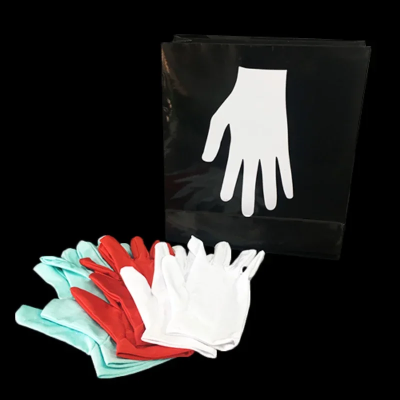 New Rossy Changing Color Gloves (Pocket Version) - Instant Color Shift Magic Trick for Stage and Close-up Magician Props