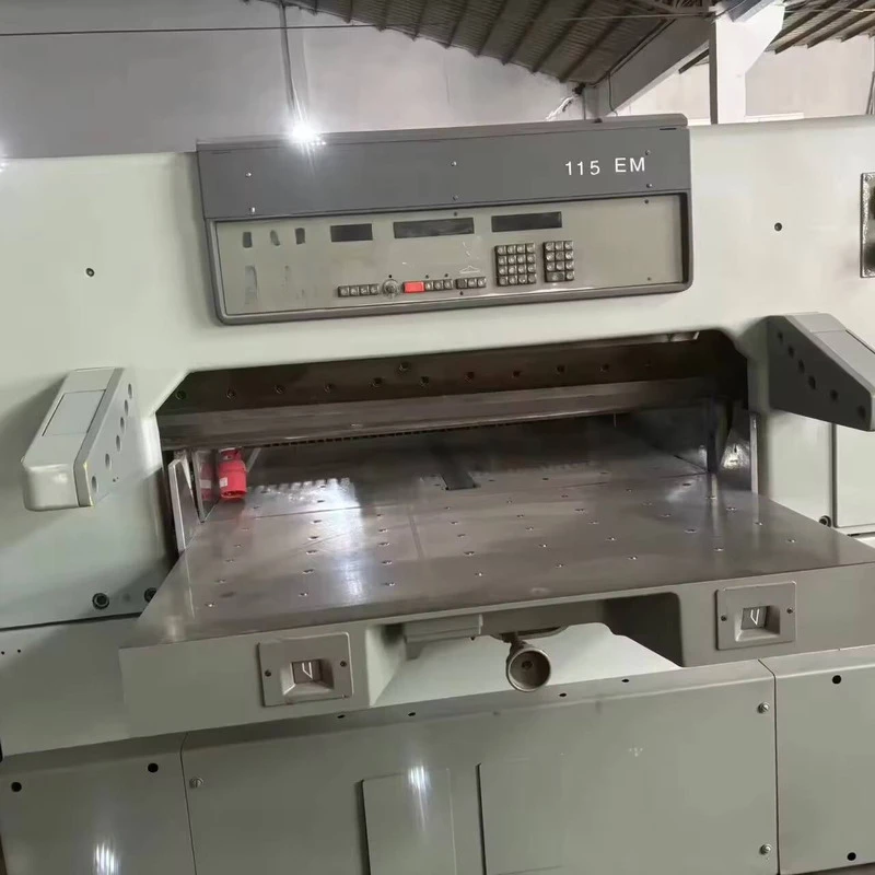 Used Polar Cutter, Second-hand Paper Cutter 115 EM Guillotine Small Electric Insulation Paper Cutting Machine