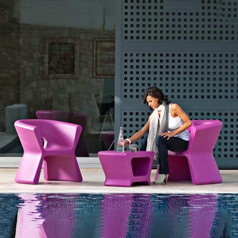 

FRP Leisure Chair Outdoor Office Chair Hotel Leisure Chair Sales Office