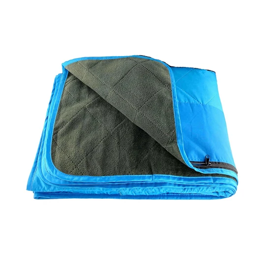

Extra Large Ultrasonically Quilted Thicker Fleece Waterproof Windproof Machine Washable Camping Blanket With Pocket