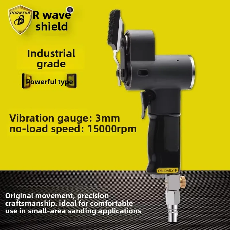 Wave Shield Pneumatic Straight Sanding Machine Air-Powered Polishing Machine Reciprocating Oscillating Grinder Bd-7080