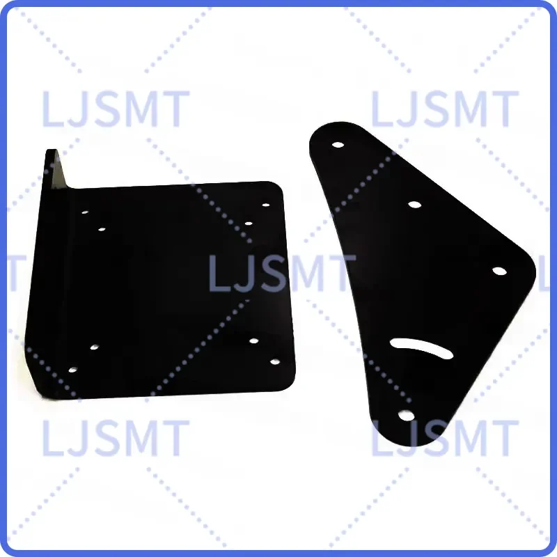 1PC Carbon Steel L Type Angle Connecting Plate for Racing Simulator Triple Screen Bracket Display Mount Triangle Fixing
