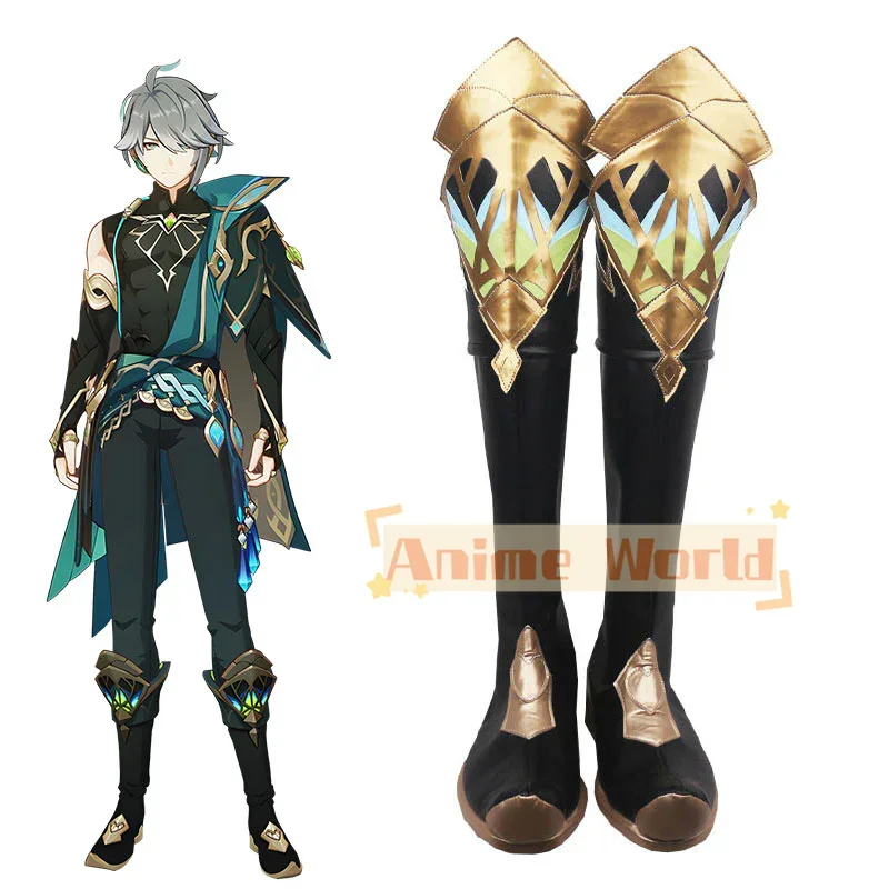 

Genshin Impact Al-Haytham Al Haitham Обувь для Хэллоуина Сапоги для косплея Карнавальные сапоги на Хэллоуин на заказ