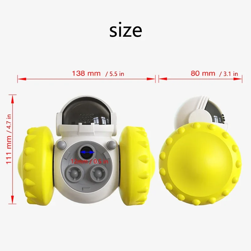 Puzzle dla psów Zabawki Karma dla zwierząt Interaktywny kubek Powolny podajnik Zabawna zabawka Dozownik karmy dla psów Koty Szkolenie Zaopatrzenie