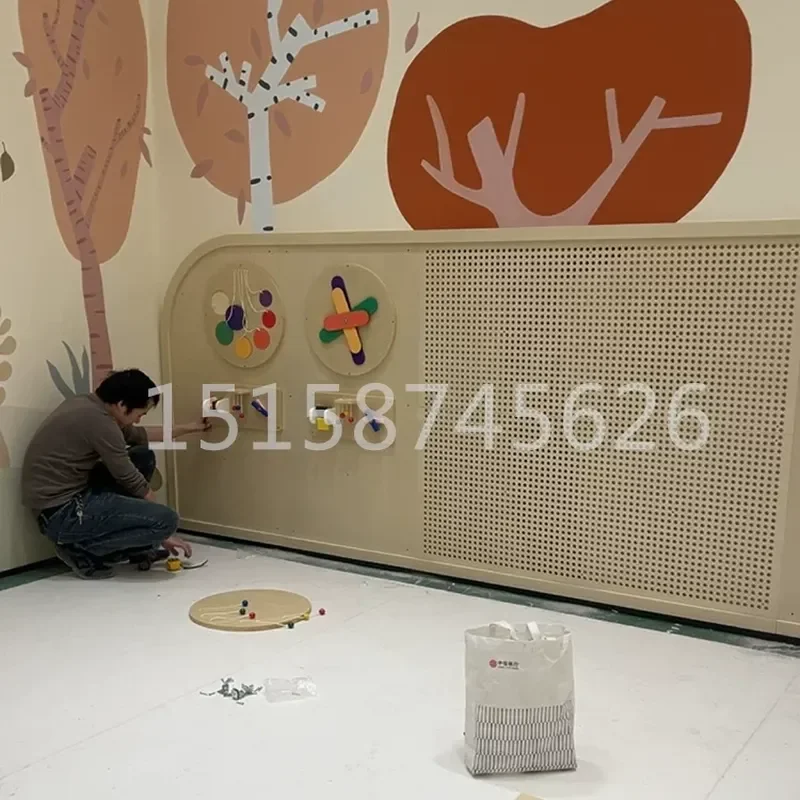 2026 Kindergarten wall design children's toys dominoes can be customized sales department corridor wall operation board
