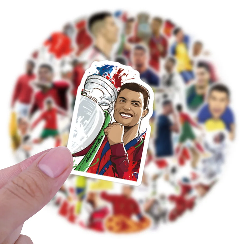 

50Pcs World Footballer C Ronaldo Graffiti Sticker DIY Personalized Luggage Notebook Water Cup Sticker