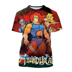 Summer Thundercats 3D Print T-Shirts Anime Streetwear Men Women Fashion Short Sleeve T Shirt O-Neck Male Tees Tops Clothing