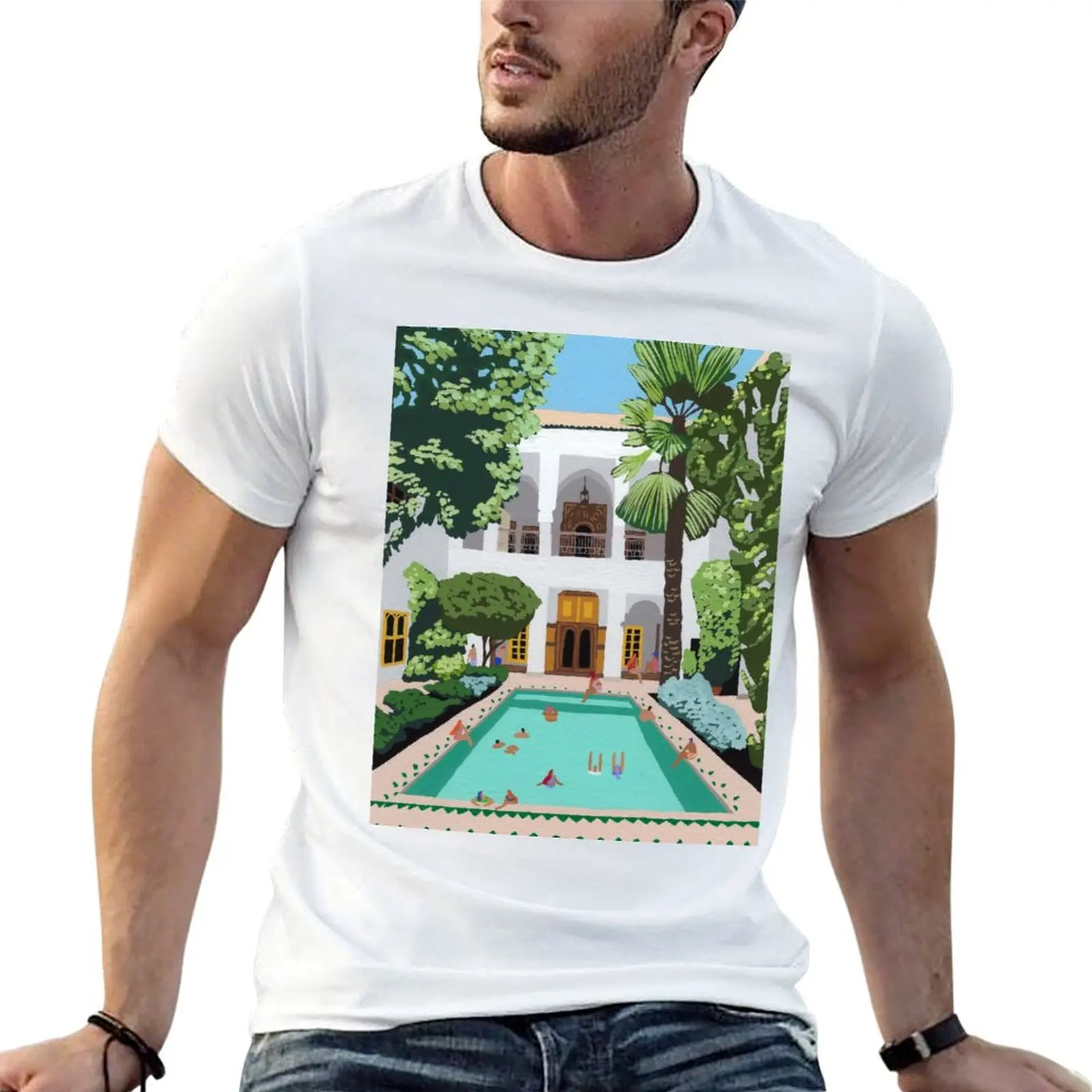 

Marrakech Riad T-Shirt funny t shirts cotton cotton t shirt man T-Shirt