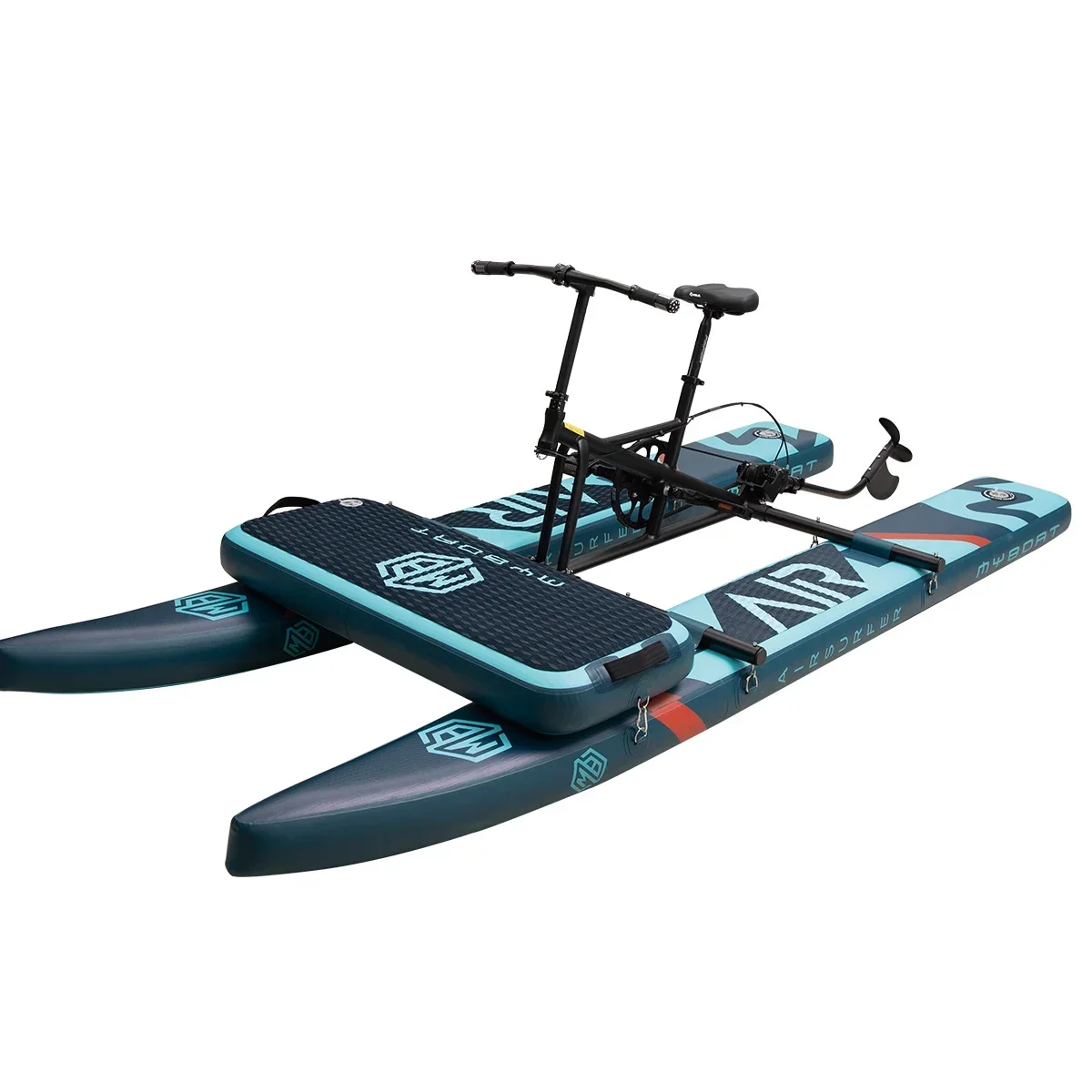 2024 New Style Water Bike Leisure Surf Inflatable Floating Water Padel Bicycle Inflatable Boats for Sale