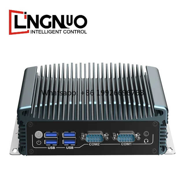 LN-1010  4th 5th 6th 7th Gen I3 I5 I7 Dual LAN 4G SIM  VGA RS232 DC12V IoT Compact Embedded Industrial Fanless Mini PC