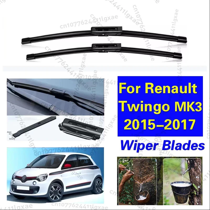 

Car Front Wiper Blades For Renault Twingo MK3 2015 2016 2017 Window Brushes Washer Windscreen Windshield Car Accessories 20"14"