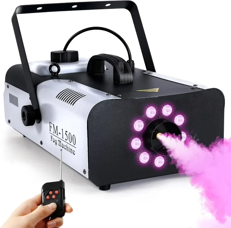 1500W Remote Control Stage Smoke Machine KTV Bar Wedding Stage Party Smoke Machine