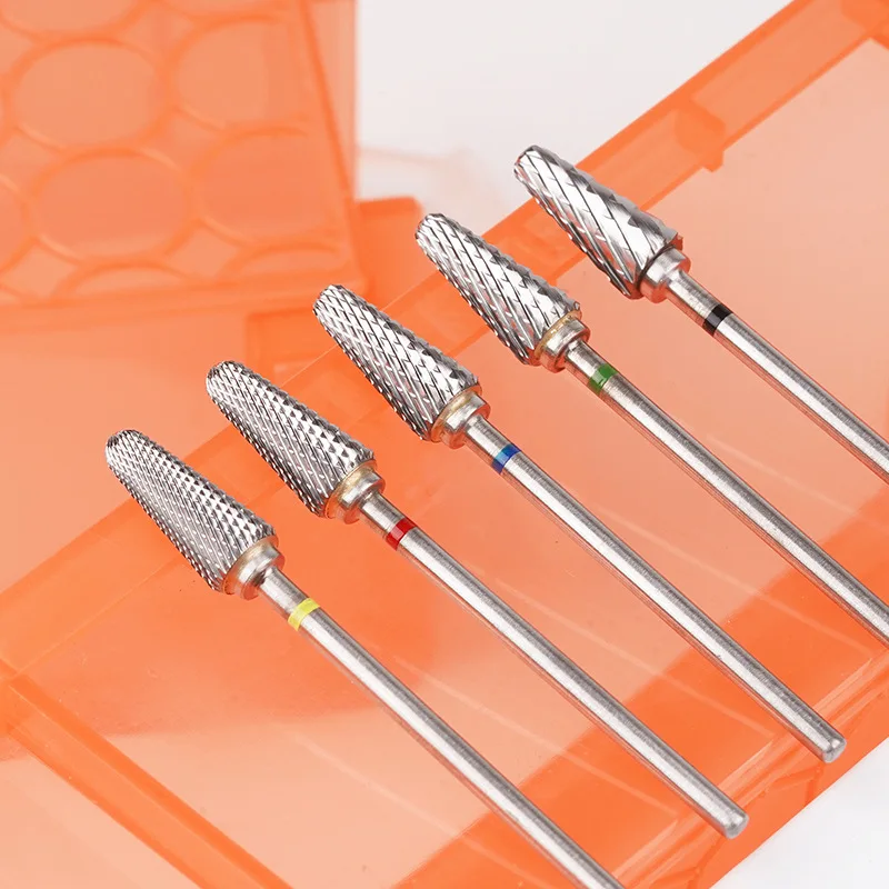 5Pcs Ø6 x 2.35mm Stainless Steel Burs 3/32 Inch Shank Cutting Burr For Rotary Tool Use for Dental Polishing Nail Drill Bits
