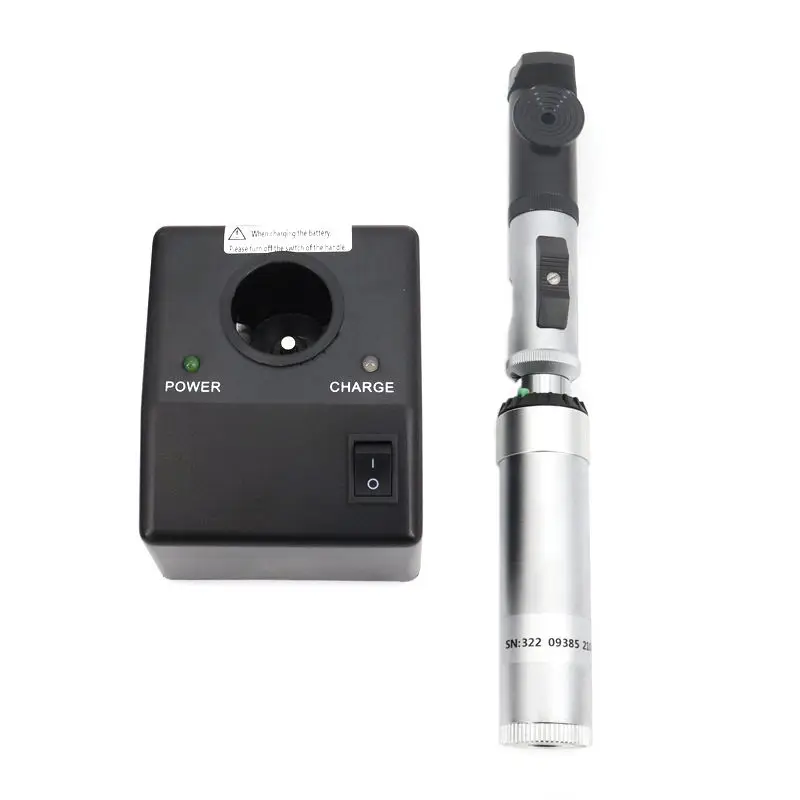 Professional YZ-24B Ophthalmic Streak Retinoscope for Ophthalmic Examination Rechargeable Stripe Retinoscopy