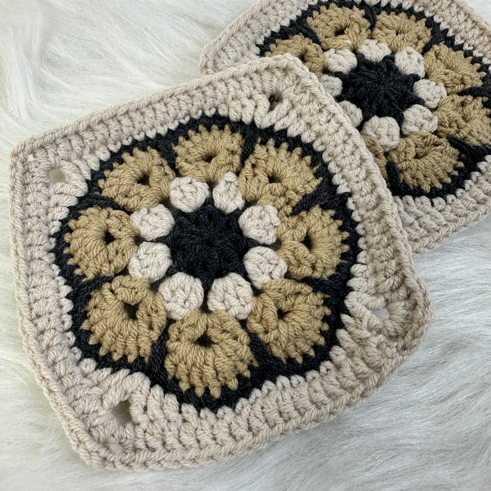 

Оригинальные вязаные крючком цветы ручной работы, подставки, сделай сам, косая сумка, аксессуары, одежда с лоскутной отделкой штор, 12,5 см, 10 шт./лот