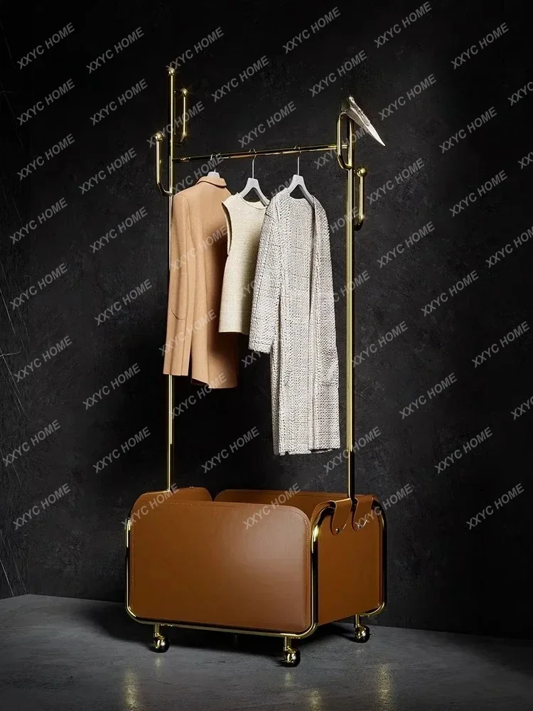 TTCoat Racks Are Light And Luxurious, Space-saving, Removable Dirty Clothes Baskets, Multi-functional Bedside Storage Are Styli