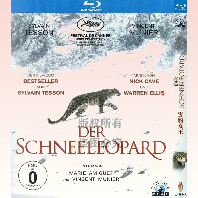 BD Blu-ray French Nature Creature Documentary Snow Leopard Queen 1080p High Definition 1 Disc