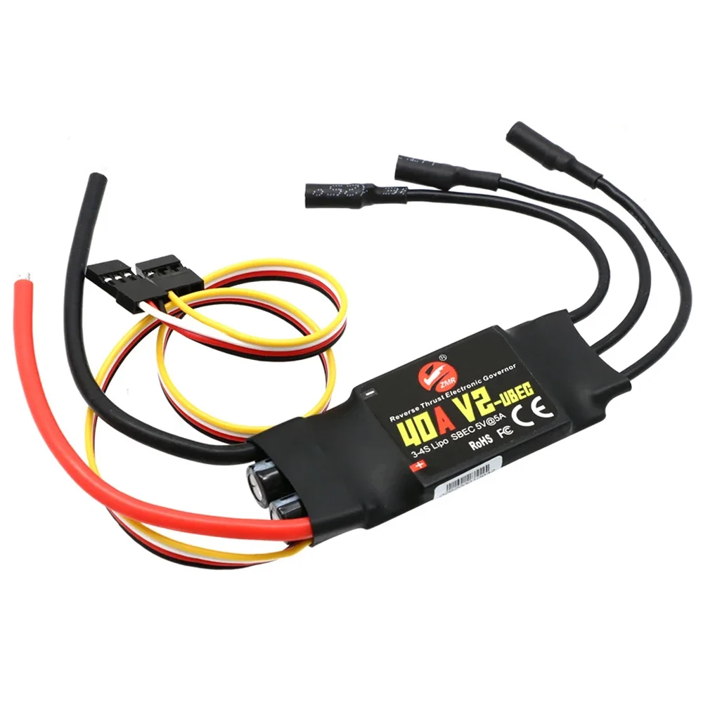 ZMR 40A 50A 80A 100A V2 3-6S Brushless ESC Speed Controller With BEC/UBEC Output For RC Quadcopter Multirotor Parts Toy