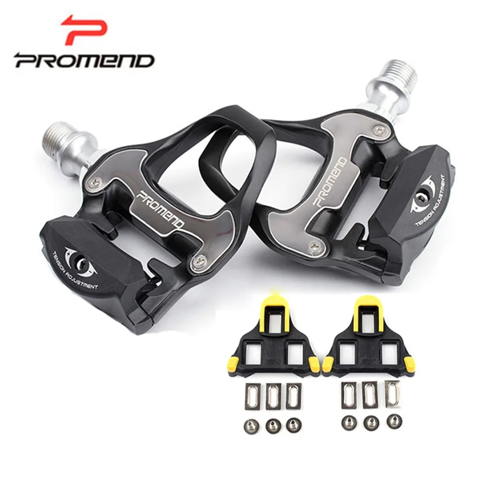 NEW 298g Cr-Mo Axle Self-lock Road Bicycle Pedals with Cleats CNC Aluminum Alloy Body Bearing Road Bike Pedal for  SPD-SL PD-R97