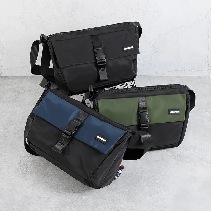 Japanese Nylon Travel Shoulder Man Bag Streetwear Style College Teens Sling Men’s Bag Messenger Bags Causal School Cross Bag