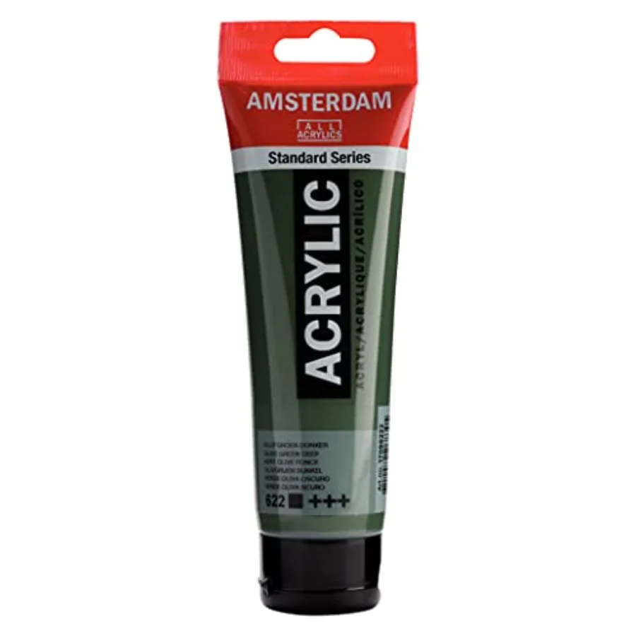 Amsterdam Standard Series Acrylic Tube 120 ml Olive green deep 622 17096222