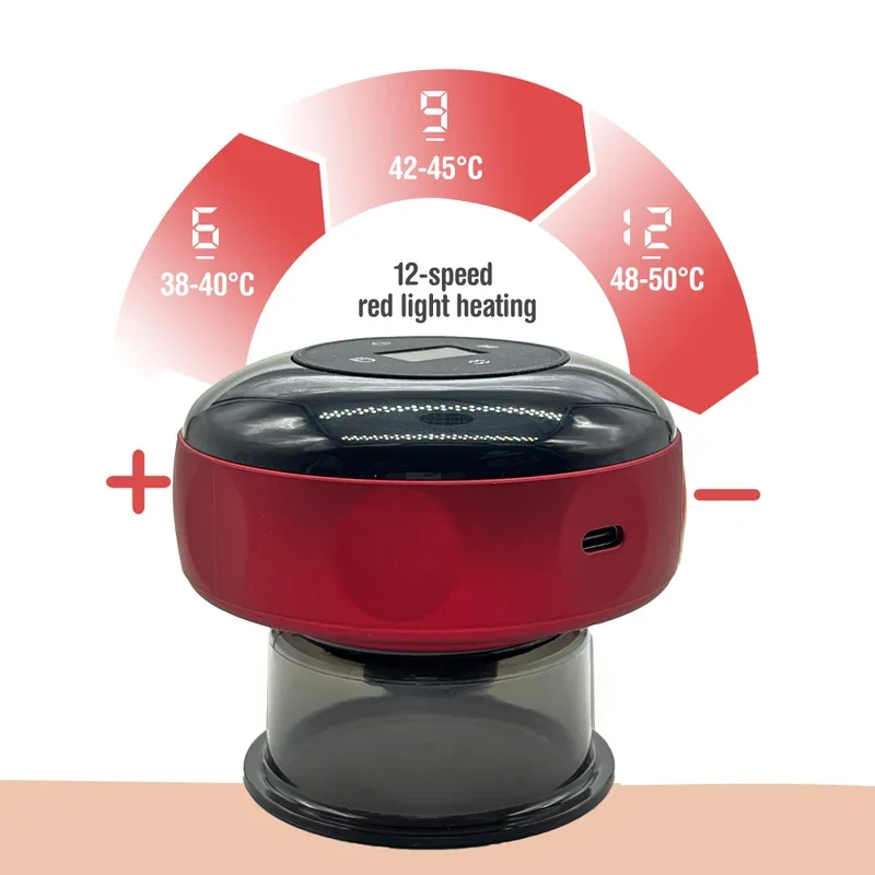 Intelligent Electric Vacuum Digging Device, Body Scraping Massager, Heating Cup, Physical Fatigue Relief