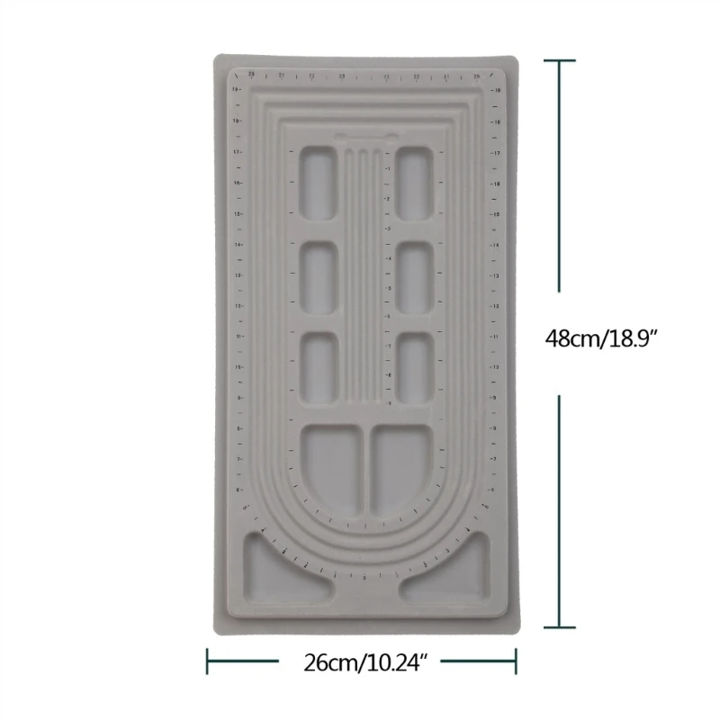 Доска из флокированного бисера, органайзер для бисера, ювелирных изделий, поднос, мерная доска для бисера, браслеты «сделай для